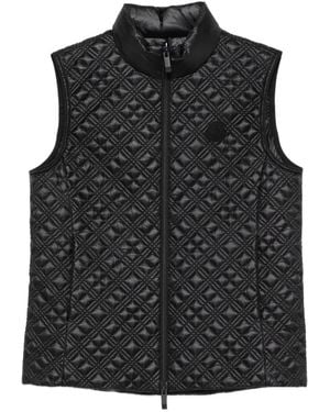 Moncler Quilted Sleeveless Jacket - Black