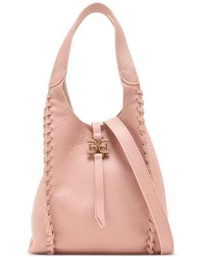Sam Edelman Whipstitch-Trim Tote Bag - Pink