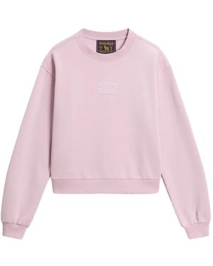 Woolrich Logo-Embroidered Sweatshirt - Pink