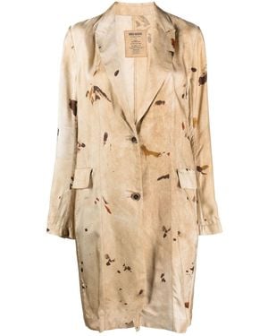 Uma Wang Jacket With Graphic Print - Natural