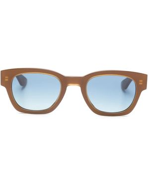 McQueen Square-Frame Sunglasses - Blue