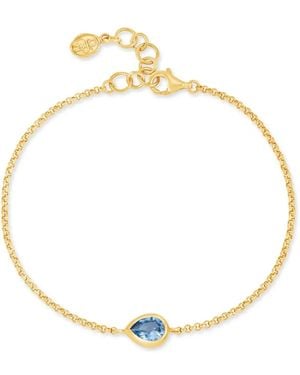 Dower & Hall Pear Kettenarmband - Mettallic