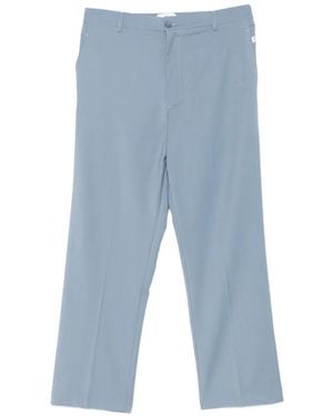 NEW YORK RESIDENT Straight-Leg Trousers - Blue