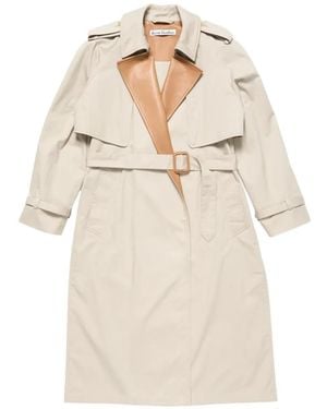 Acne Studios Layered Trench Coat - Natural