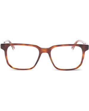 Gigi Studios Engels Brille Mit Eckigem Gestell - Braun