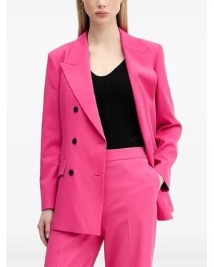 HUGO Double-Breasted Blazer - Pink