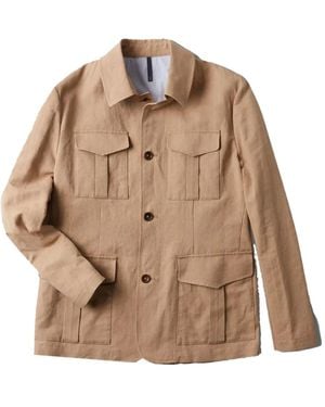 Montedoro Front-Pocket Jacket - Brown