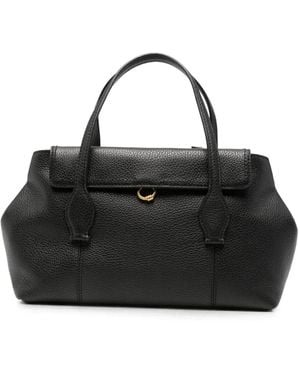 Gianni Chiarini Vicky Pebbled Leather Tote Bag - Black