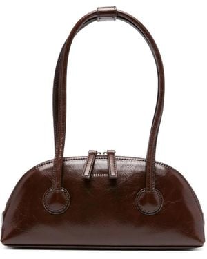 Marge Sherwood Medium Logo-Detail Shoulder Bag - Brown