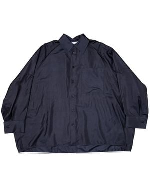 UMBER POSTPAST Pocket Long-Sleeve Shirt - Blue