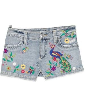 DSquared² Minijupe Bleue (Années 2000)