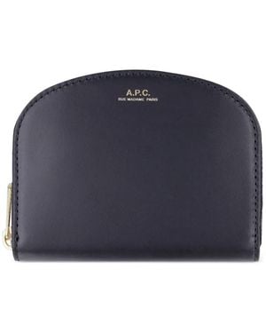 A.P.C. Portemonnaie Mit Rundumreißverschluss - Schwarz