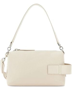 Hogan Kleine Script Bauletto Tote Bag - Weiß