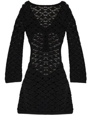 Cult Gaia Liam Knit Coverup - Black