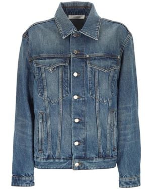 Umit Benan Giacca Denim Con Effetto Sfumato - Blu