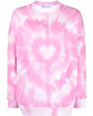 RED Valentino Sudadera Con Motivo De Corazón - Rosa