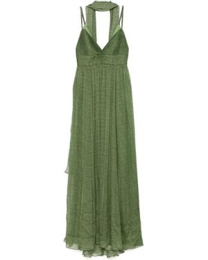 Elie Saab Silk Dress - Green