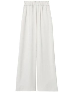 Claudie Pierlot Flowy Satin Pants - White