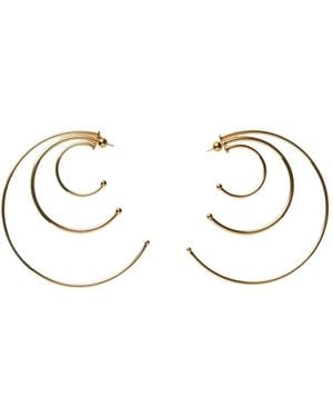 Panconesi Solar Hoop Earrings - White