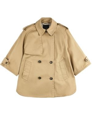 Fay Double-Breasted Trench Jacket - Natural