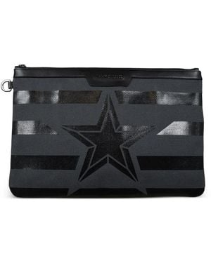 Jimmy Choo Gestreepte Clutch Met Ster - Zwart
