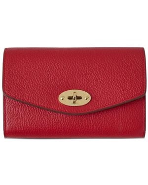 Mulberry Darley Clasp Wallet - Red