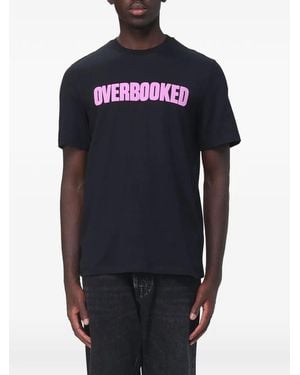 MSGM T-Shirt Con Stampa - Blu