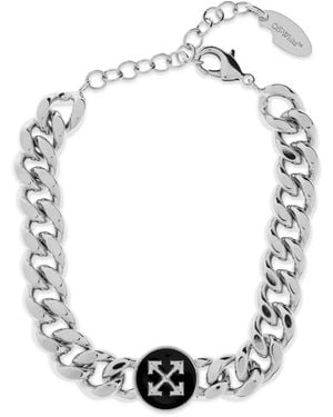 Off-White c/o Virgil Abloh Arrows Curb-Chain Bracelet - White