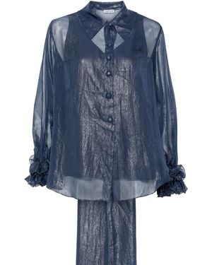 Baruni Ashtar Blouse And Pants - Blue