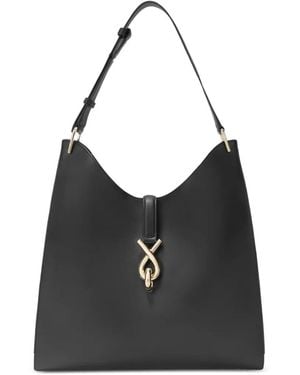 Furla Medium Mianova Leather Shoulder Bag - Black