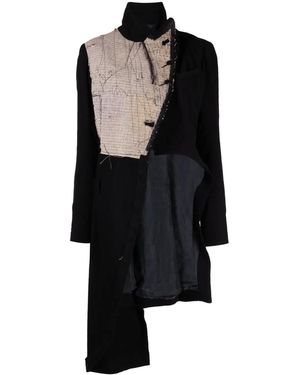 Marc Le Bihan Asymmetric Wool Jacket - Black