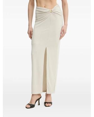 Guess Twist-Detail Maxi Pencil Skirt - White