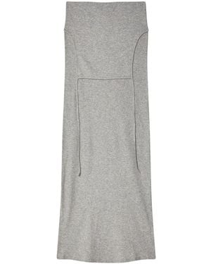Eckhaus Latta Flip Maxi Skirt - Gray