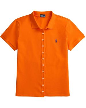 Polo Ralph Lauren Short-Sleeve Polo Shirt - Orange