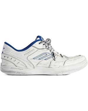 Balenciaga Hamptons Worn-Out Sneakers - White