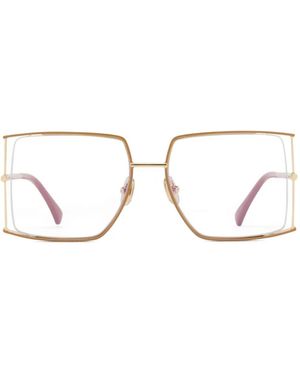 Max Mara Eyewear Lunettes De Vue À Monture Carrée - Neutre