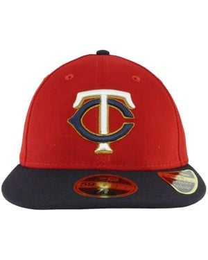 KTZ X Mlb 59Fifty Minnesota Twins Cap - Red