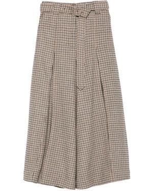 Zimmermann Belted Pleated Skirt - Grey
