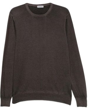 Vengera Pullover Mit Rundhalsausschnitt - Braun