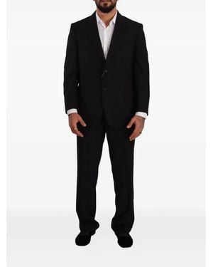 Domenico Tagliente Single-Breasted Suit - Black