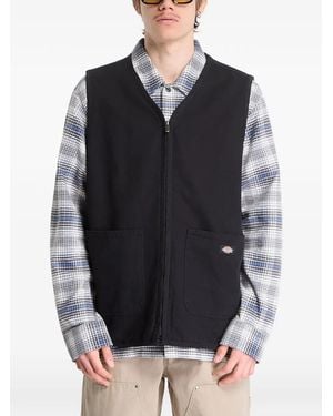 Dickies Canvas Logo-Patch Vest - Black