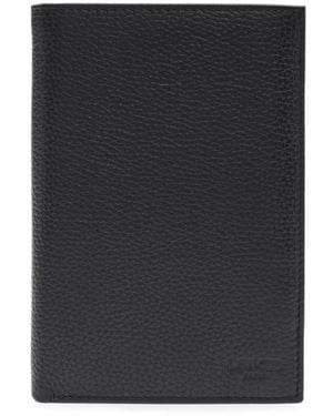 Lancel Leon Grained Leather Wallet - Black