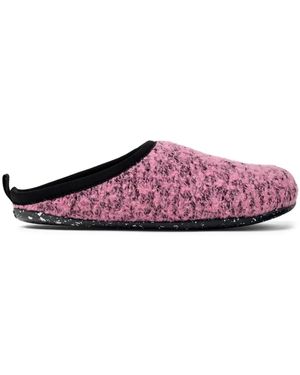 Camper Wabi Slip-On Wool-Blend Slippers - Purple