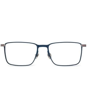 Lacoste Lunettes De Vue À Monture Rectangulaire - Bleu
