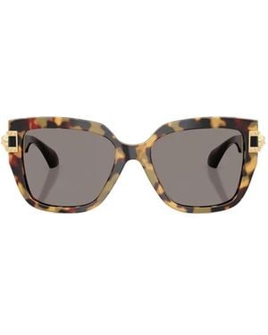 Versace Occhiali Da Sole Squadrati - Grigio