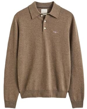 GANT Pullover Mit Logo-Stickerei - Braun