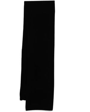 Loop Cashmere Écharpe À Bords Frangés - Noir