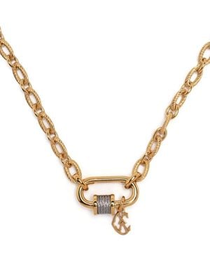 Charriol Forever Lock Cable-Link Necklace - Metallic