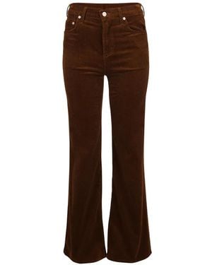 Citizens of Humanity Kimberly 70S Flared Corduroy Trousers - Brown