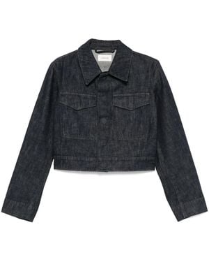 Lemaire Giacca Crop Two Pocket - Blu